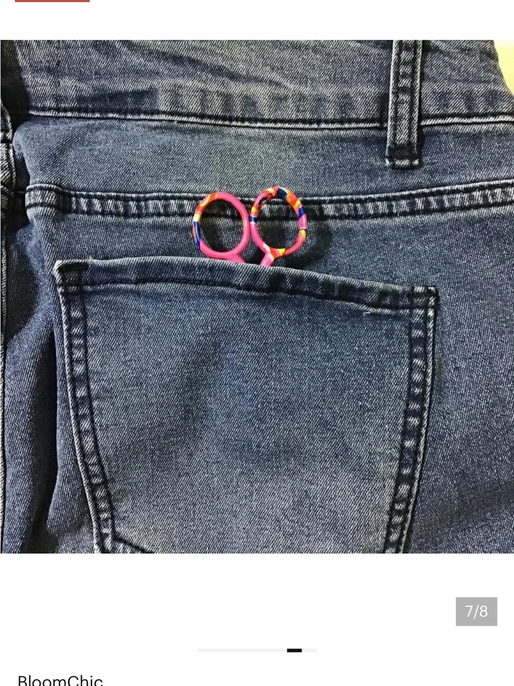 BloomChic Crop Denim Jeans in Medium Blue size 16